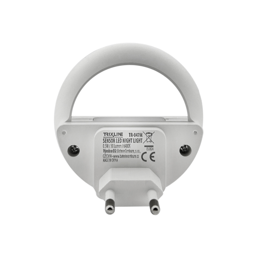LED Nachtlampje met schemersensor LED/0,5W/230V wit