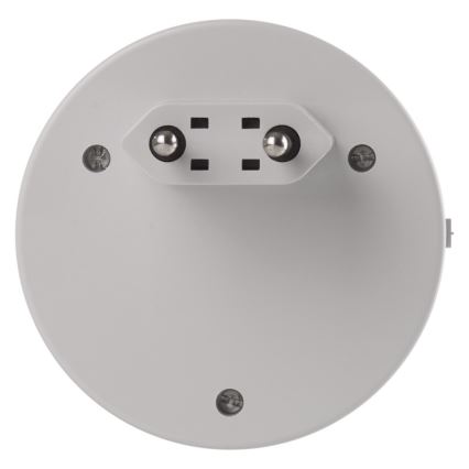 LED nachtlampje voor stopcontact met lichtsensor+2xUSB 3xLED/0,3W/230V