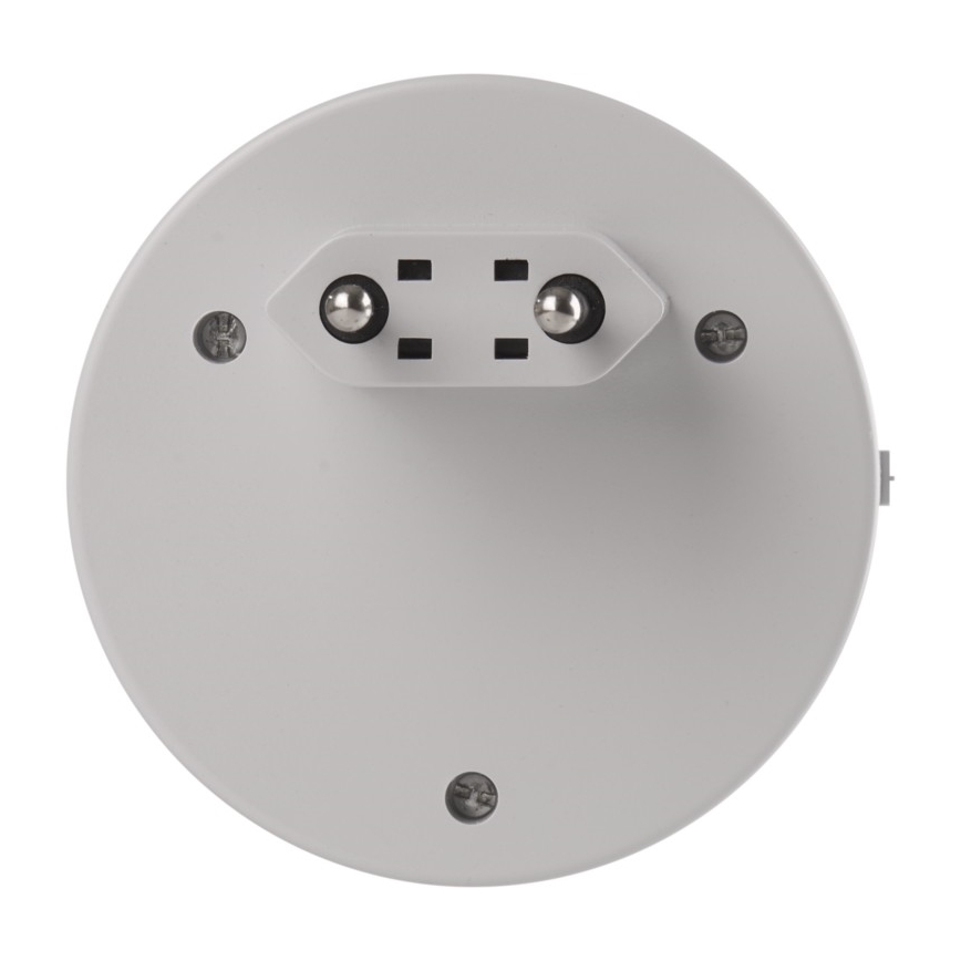 LED nachtlampje voor stopcontact met lichtsensor+2xUSB 3xLED/0,3W/230V