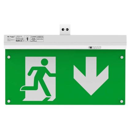 LED Noodverlichting EMERGENCY EXIT LED/2,5W/230V 4in1 6000K