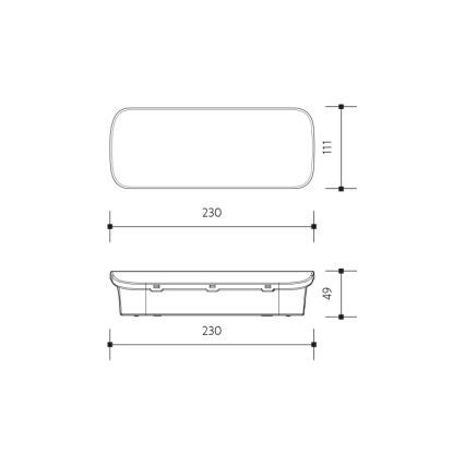 LED Noodverlichting VIRGO EVO LED/1W/230V 6000K IP65