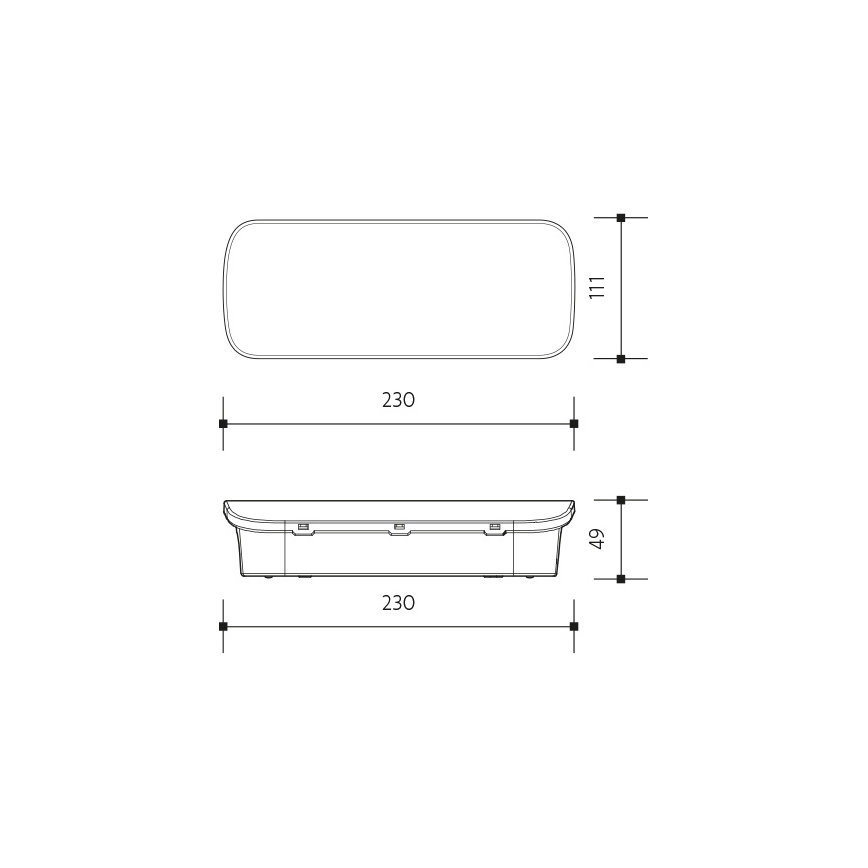 LED Noodverlichting VIRGO EVO LED/1W/230V 6000K IP65
