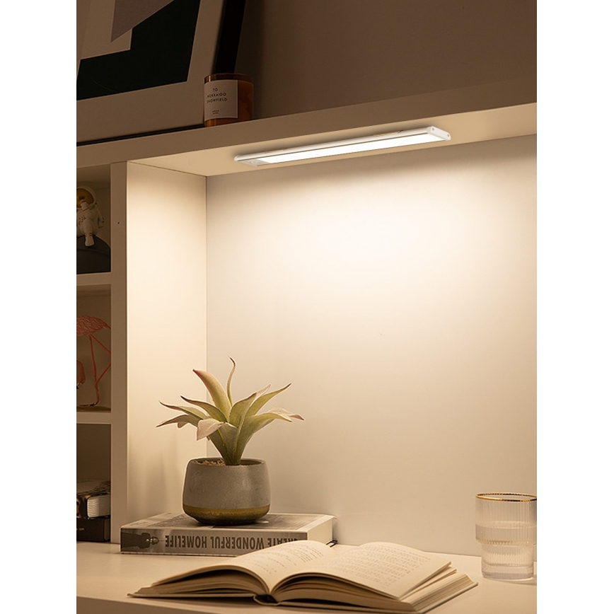 LED Onder keukenkast verlichting CABINET-4 met PIR-sensor LED/1,5W/230V 1100mAh 4000K