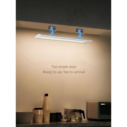 LED Onder keukenkast verlichting CABINET-4 met PIR-sensor LED/1,5W/230V 1100mAh 4000K