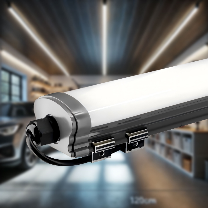 LED Onder keukenkast verlichting LED/60W/230V 6000K 120 cm IP65 zwart