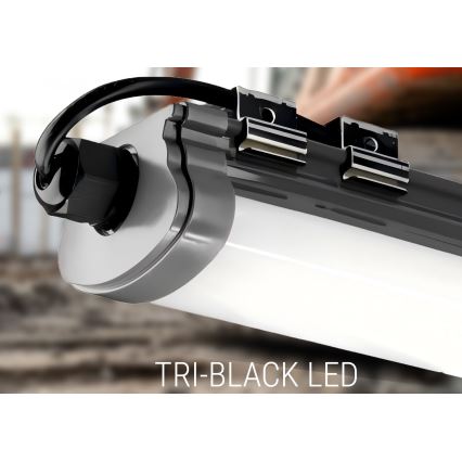 LED Onder keukenkast verlichting LED/60W/230V 6000K 120 cm IP65 zwart