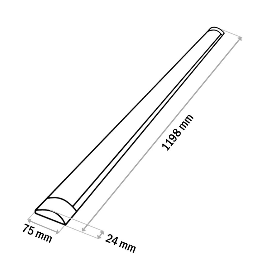 LED Onder keukenkast verlichting QTEC LED/36W/230V 120 cm wit