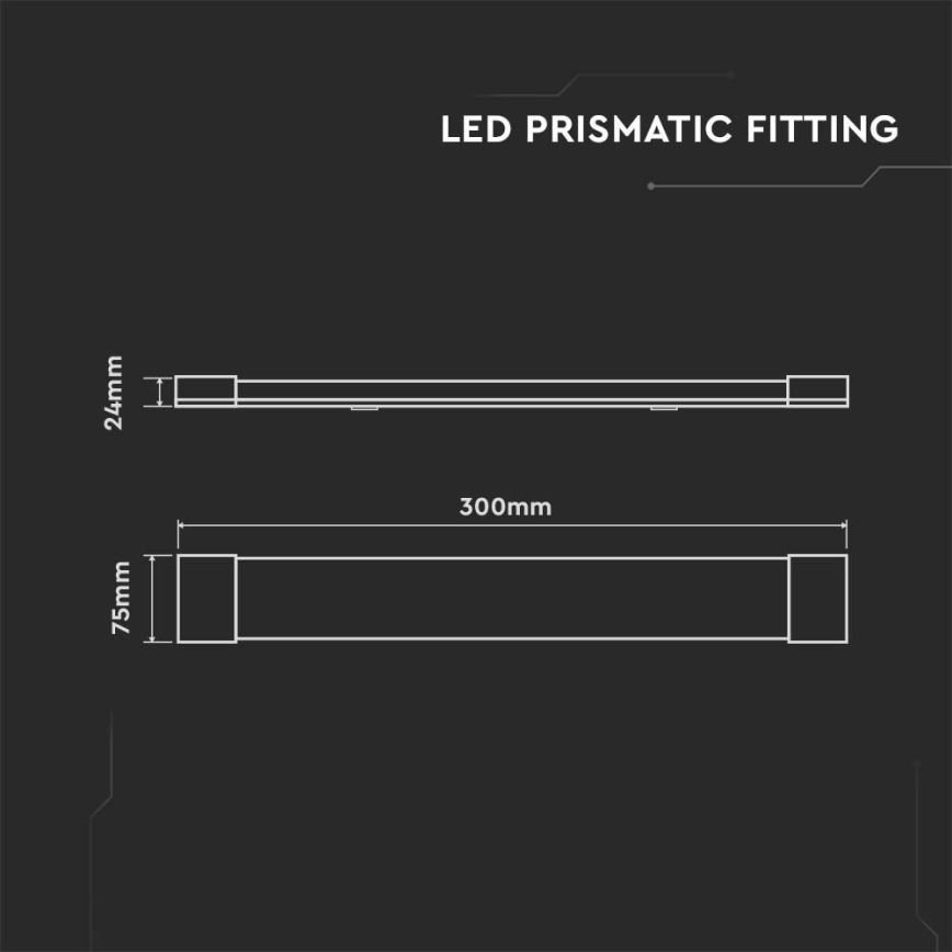 LED Onder keukenkast verlichting SAMSUNG CHIP LED/10W/230V 3000K 30 cm
