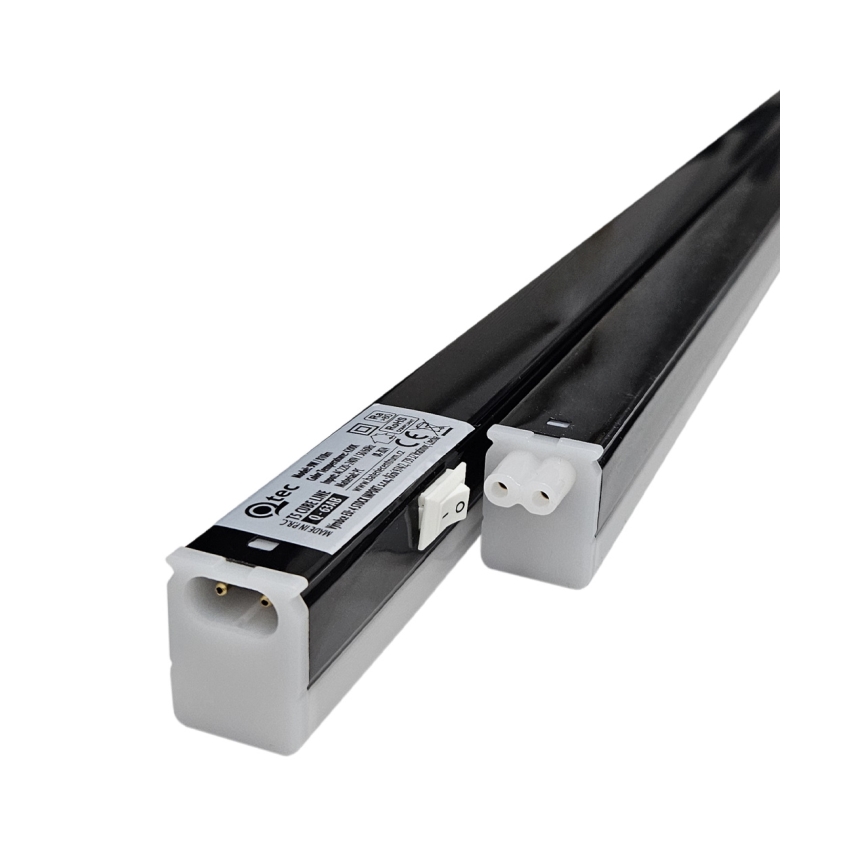 LED onderbouwlamp TUBE LED/9W/230V 60 cm zwart