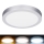LED Opbouw-/inbouwpaneel 2-in-1 18W/230V 3000/4000/6000K Ø 22,5 cm IP54 zilver