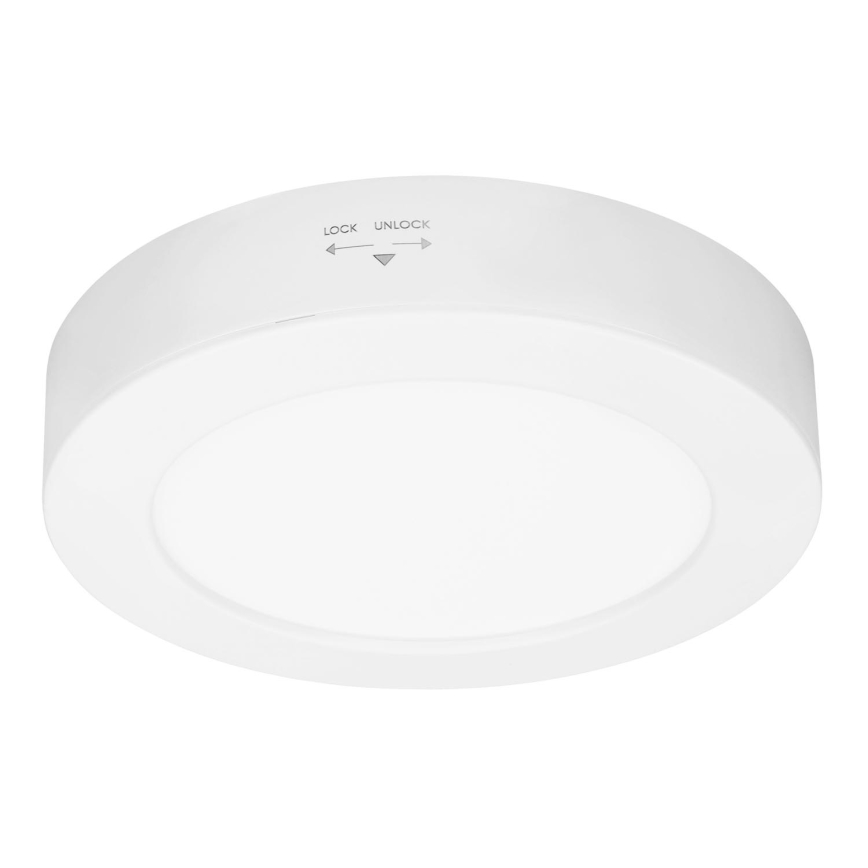 LED opbouw-/inbouwpaneel 2-in-1 LED/12W/230V 3000/4000/6000K Ø17 cm IP54 wit
