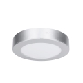 LED opbouw-/inbouwpaneel 2-in-1 LED/12W/230V 3000/4000/6000K Ø17cm IP54 zilver