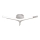 LED Opbouwkroonluchter ALTA LED/30W/230V zilver
