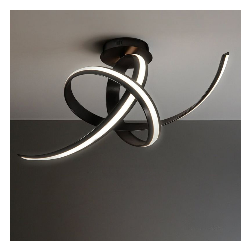 LED opbouwkroonluchter AREZIA LED/41W/230V zwart