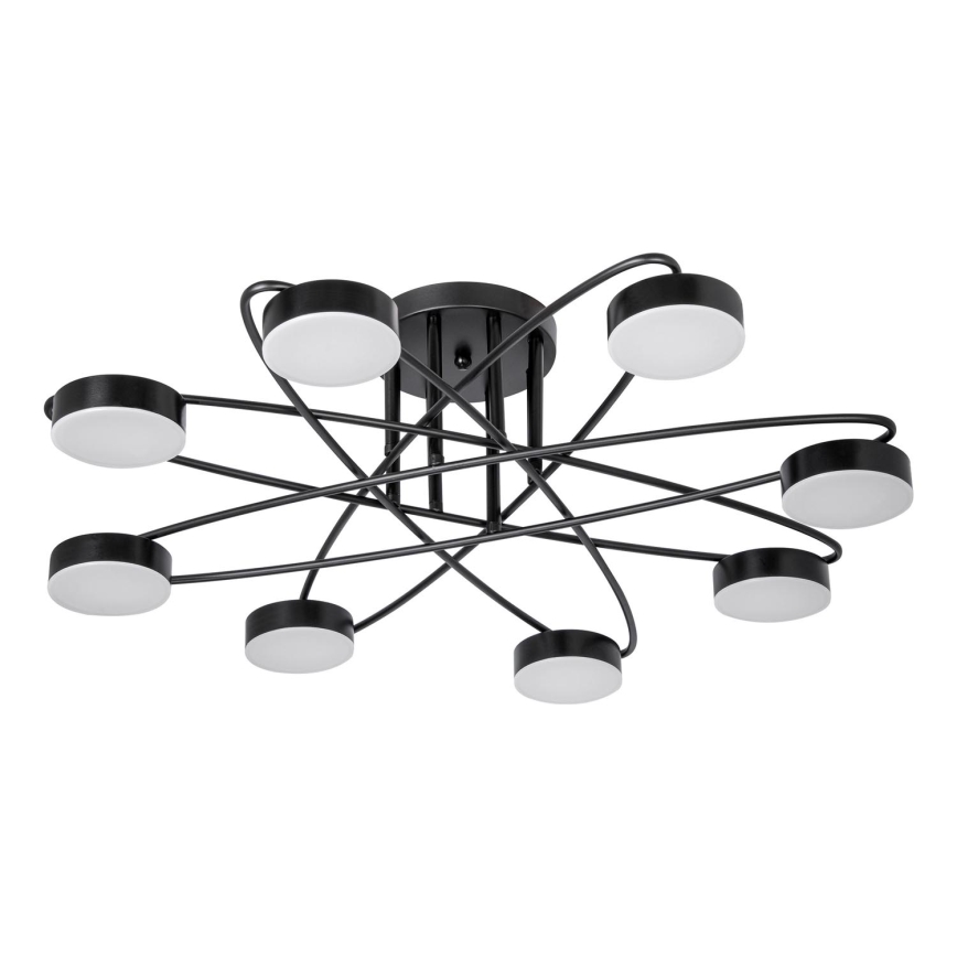 LED Opbouwlamp 8xLED/7W/230V 3000-6000K Ø 70 cm zwart