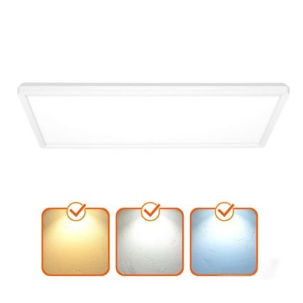 LED Opbouwpaneel NIVERA LED/32W/230V IP54 3000/4000/6000K 29,5x59,5 cm wit