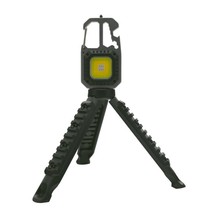 LED Oplaadbaar multifunctioneel zaklamp met een standaard LED/USB-C 400 mAh