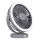 LED Oplaadbaar tafel ventilator met LED-verlichting LED/3W/5V USB 2400 mAh grijs