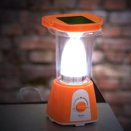 LED Dimbaar oplaadbaar zonne- lamp met powerbankfunctie LED/230V 710 glanzend 1600 mAh