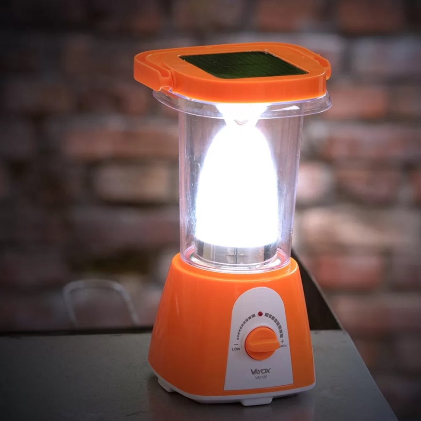 LED Dimbaar oplaadbaar zonne- lamp met powerbankfunctie LED/230V 710 glanzend 1600 mAh