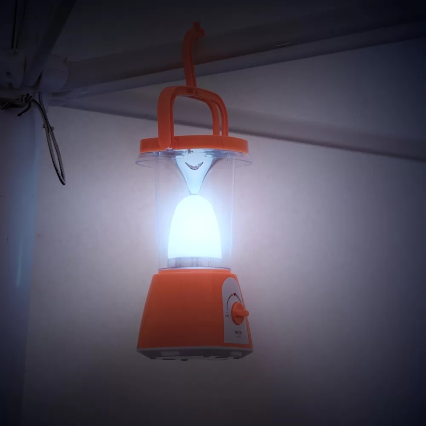LED Dimbaar oplaadbaar zonne- lamp met powerbankfunctie LED/230V 710 glanzend 1600 mAh