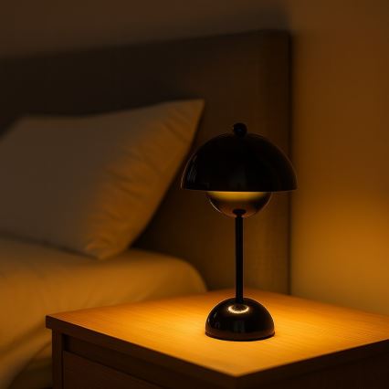 LED-oplaadbare aanraak-bureaulamp COSTA LED/3W/5V 2400 mAh 3000-6000K zwart