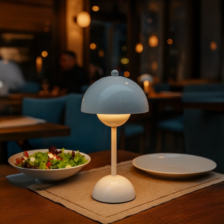 LED oplaadbare aanraaktafellamp COSTA LED/3W/5V 2400 mAh 3000-6000K wit