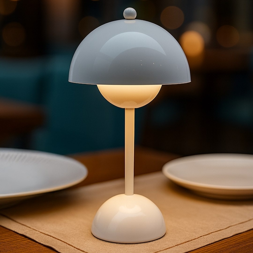 LED oplaadbare aanraaktafellamp COSTA LED/3W/5V 2400 mAh 3000-6000K wit