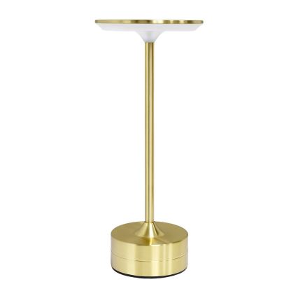 LED oplaadbare aanraaktafellamp TAVOLO LED/2,5W/5V 2400 mAh 3000-6000K goudkleurig