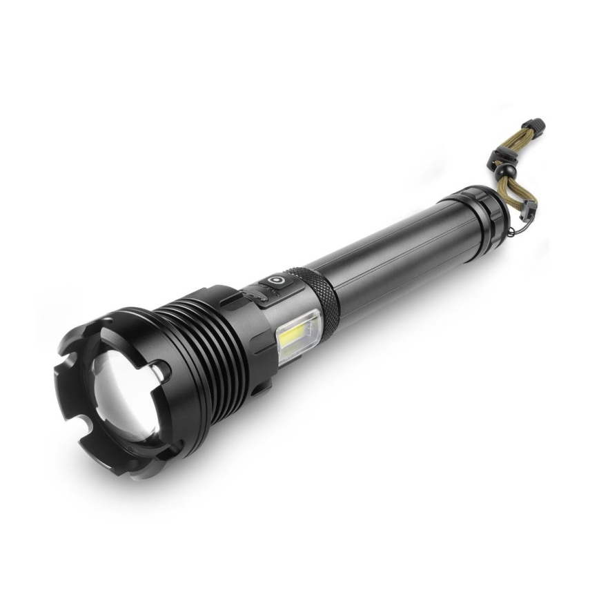 LED Oplaadbare aluminium zaklamp met powerbankfunctie LED/4400 mAh 2200 lm IP44