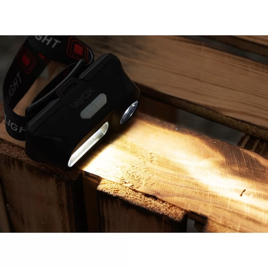 LED Oplaadbare Dimbare Hoofdlamp 2xLED/5V IP44 210 lm 2000 mAh