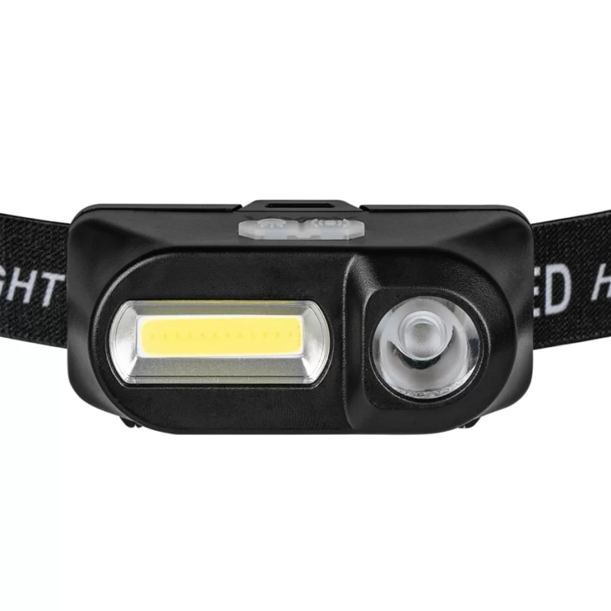LED Oplaadbare Dimbare Hoofdlamp 2xLED/5V IP44 210 lm 2000 mAh