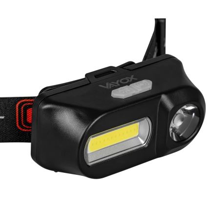 LED Oplaadbare Dimbare Hoofdlamp 2xLED/5V IP44 210 lm 2000 mAh