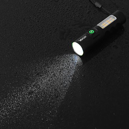LED Dimbare Oplaadbare Zaklamp met Rood Licht LED/5W/5V IPX4 250 lm 2000 mAh