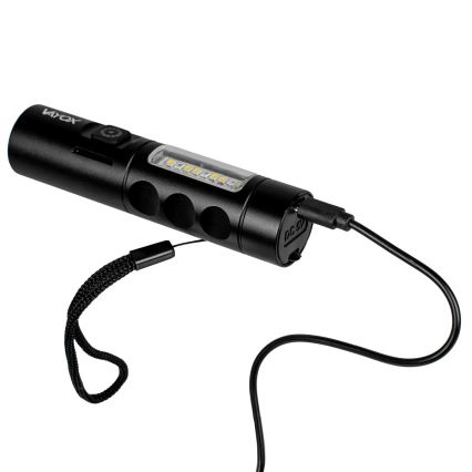 LED Dimbare Oplaadbare Zaklamp met Rood Licht LED/5W/5V IPX4 250 lm 2000 mAh