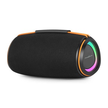 LED-oplaadbare draagbare speaker 60W/2000 mAh IPX4 zwart