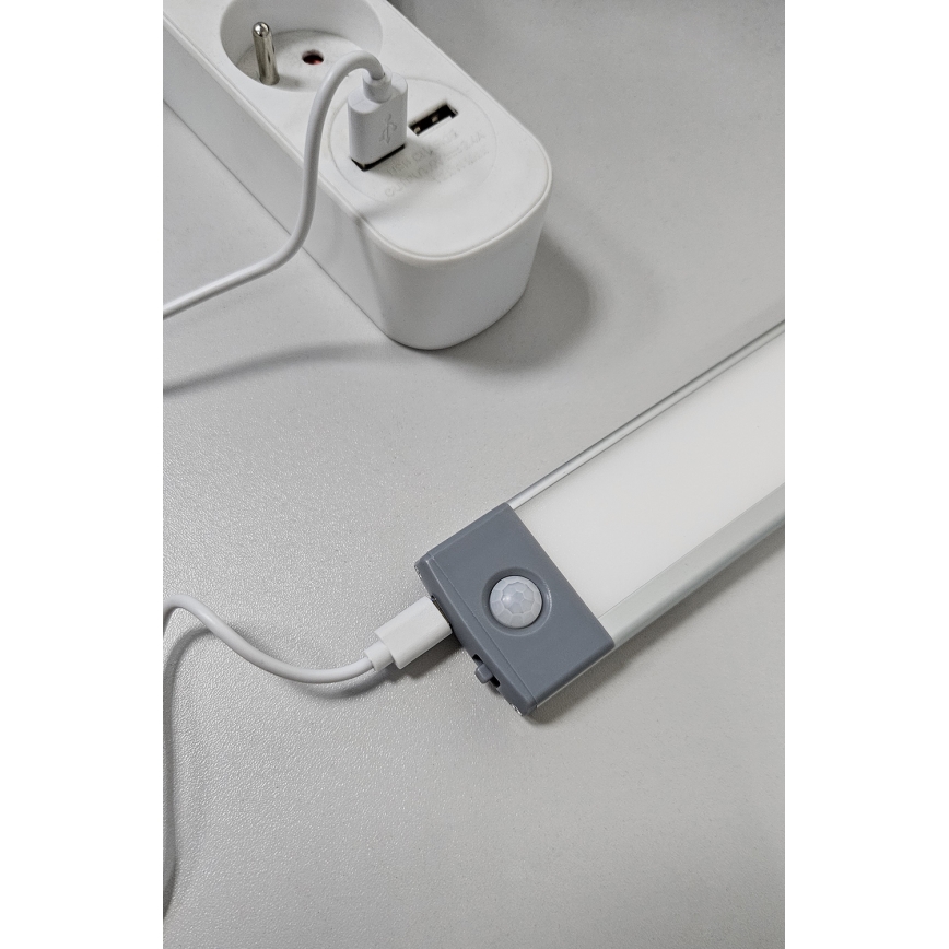 LED Oplaadbare meubelverlichting met sensor LED/2,5W/5V USB 800 mAh 4200K 32,5 cm