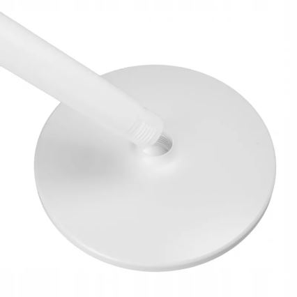 LED Oplaadbare staande ventilator met LED-verlichting LED/4,8W/5V USB 7200 mAh wit + afstandsbediening