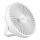 LED Oplaadbare tafelventilator met LED-verlichting LED/2W/5V USB 2400 mAh wit
