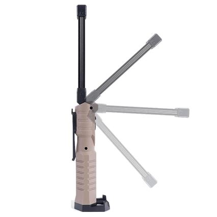 LED Dimbaar oplaadbaar werk zaklamp met powerbankfunctie LED/4W/5V IPX4 600 glanzend 2000 mAh