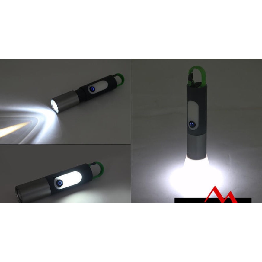 LED Oplaadbare zaklamp LED/10W/3,7V 750 glanzend 10h 1500 mAh