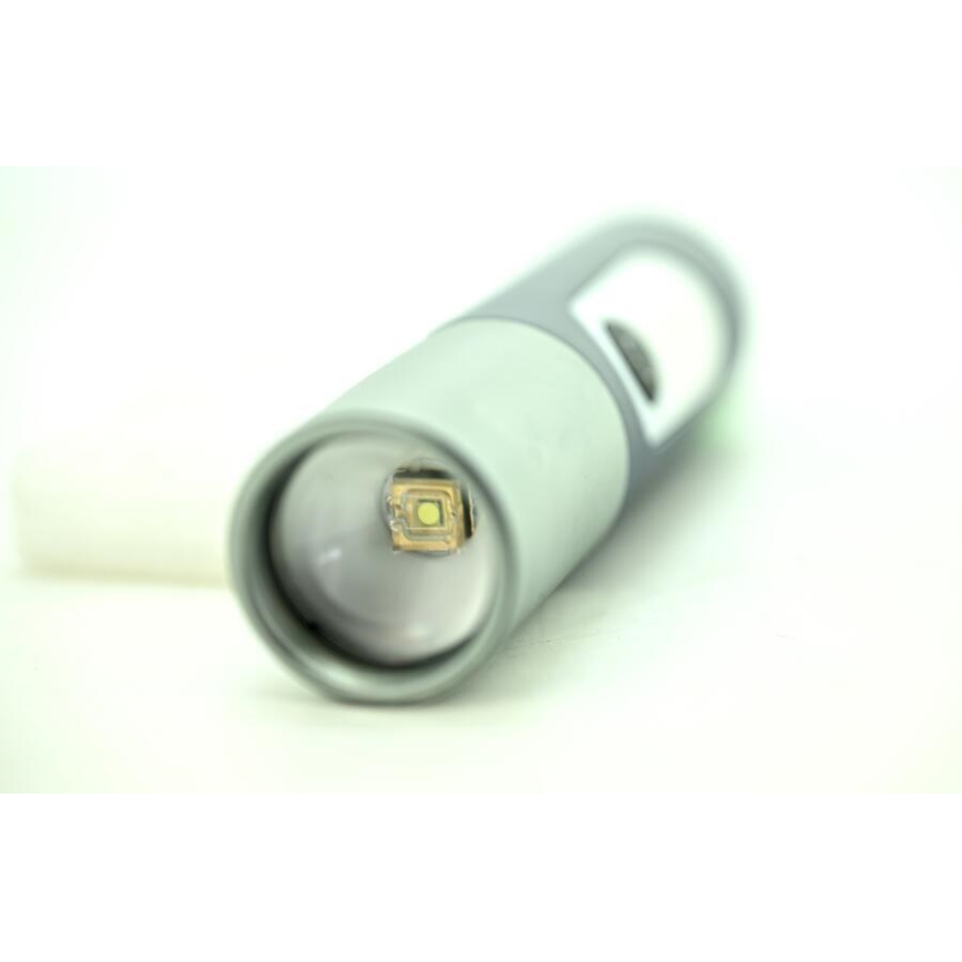 LED Oplaadbare zaklamp LED/10W/3,7V 750 glanzend 10h 1500 mAh