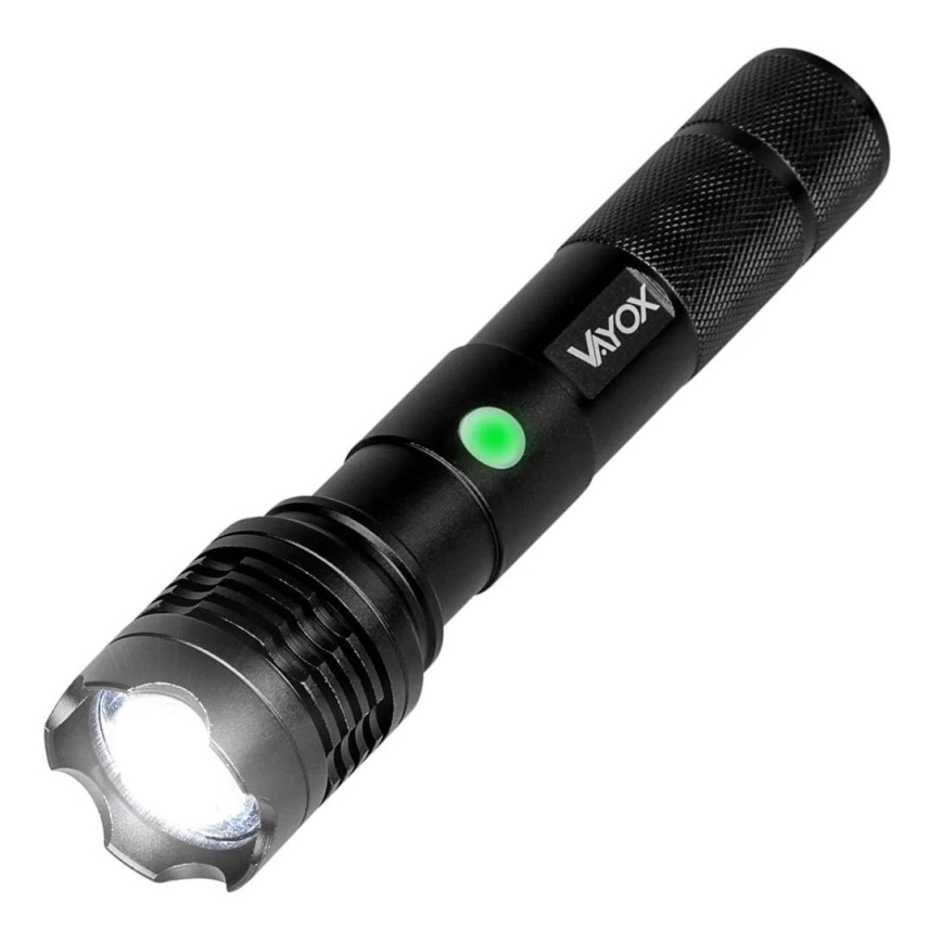 LED Oplaadbare zaklamp LED/10W/5V IPX4 800 glanzend 1200 mAh