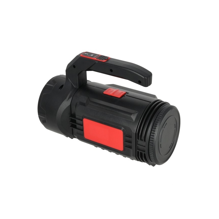 LED-oplaadbare zaklamp LED/5V 500 lm 1200 mAh zwart