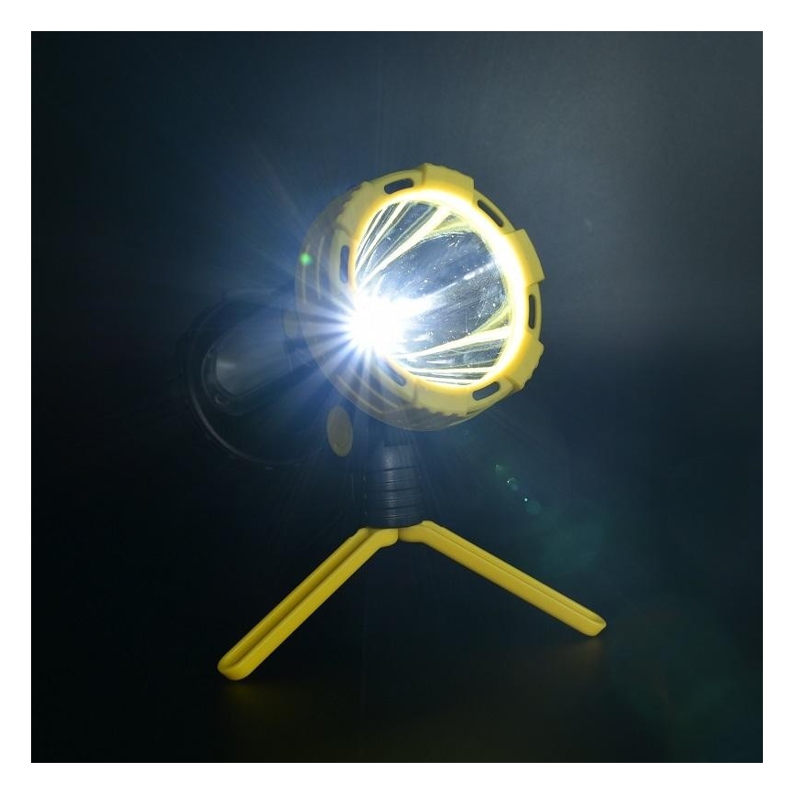 LED Oplaadbare zaklamp LED/5W/4000mA + LED/3W