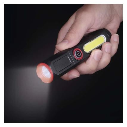LED Oplaadbare zaklamp LED/USB/3,7V 120 lm 400 mAh