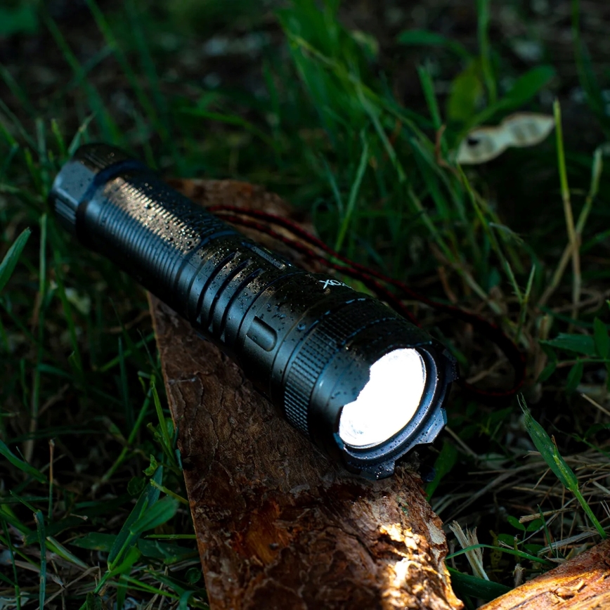 LED Dimbare oplaadbare zaklamp met powerbank Functie LED/10W/5V IPX4 600 glanzend 2000 mAh
