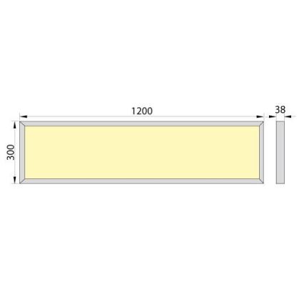 LED Paneel opbouw OREGA N LINX 120 LED/50W/230V 4000K