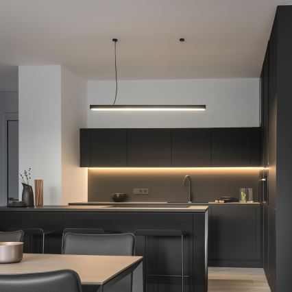 LED Plafond Bevestigd hanglamp CYNIDECO LED/30W/230V 4000K zwart