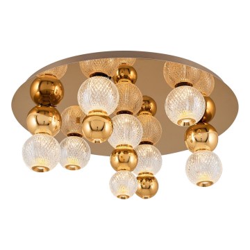 LED Plafond CREMONA LED/37W/230V 3000K goud